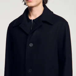 Sandro Paris Abrigos & Cazadoras<Abrigo De Pano De Lana