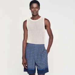 Sandro Paris Pantalones & Bermudas<Bermudas Estampadas