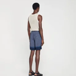 Sandro Paris Pantalones & Bermudas<Bermudas Estampadas
