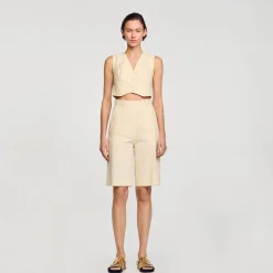 Sandro Paris Trajes<Bermudas Rectas