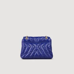 Sandro Paris Bolsos De Hombro<Bolso Mila De Cuero Granulado Acolchado