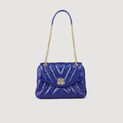 Sandro Paris Bolsos De Hombro<Bolso Mila De Cuero Granulado Acolchado