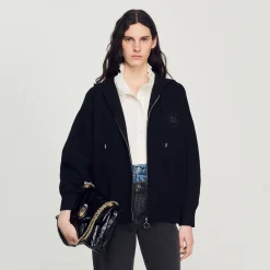 Sandro Paris Bolsos De Hombro<Bolso Mila De Piel Acolchada