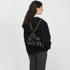 Sandro Paris Bolsos De Hombro<Bolso Mila De Piel Acolchada