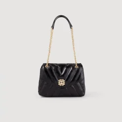 Sandro Paris Bolsos De Hombro<Bolso Mila De Piel Acolchada