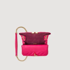 Sandro Paris Bolsos De Hombro<Bolso Pequeno Yza De Cuero Liso