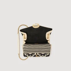 Sandro Paris Bolsos Bandolera<Bolso Yza De Ganchillo Bicolor