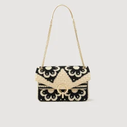 Sandro Paris Bolsos Bandolera<Bolso Yza De Ganchillo Bicolor