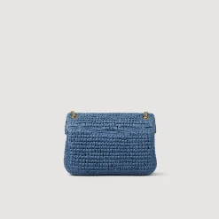 Sandro Paris Bolsos De Hombro<Bolso Yza De Rafia