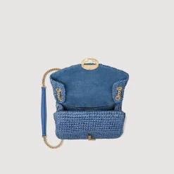 Sandro Paris Bolsos De Hombro<Bolso Yza De Rafia