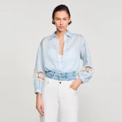 Sandro Paris Tops & Camisas<Camisa A Rayas