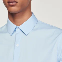 Sandro Paris Camisas<Camisa Ajustada De Algodon Stretch