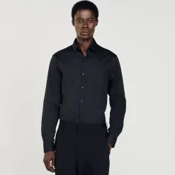 Sandro Paris Camisas<Camisa Ajustada De Algodon Stretch