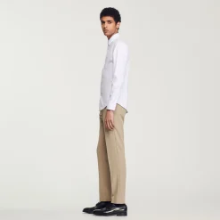 Sandro Paris Camisas<Camisa Ajustada De Algodon Stretch