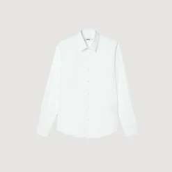 Sandro Paris Camisas<Camisa Ajustada De Algodon Stretch