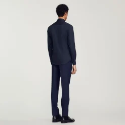 Sandro Paris Camisas<Camisa Ajustada De Algodon Stretch