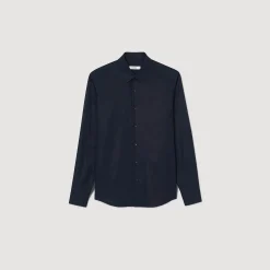 Sandro Paris Camisas<Camisa Ajustada De Algodon Stretch
