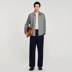 Sandro Paris Camisas<Camisa Con Cremallera