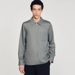 Sandro Paris Camisas<Camisa Con Cremallera