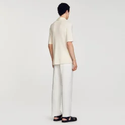 Sandro Paris Camisas<Camisa Con Cuello Italiano