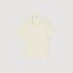 Sandro Paris Camisas<Camisa Con Cuello Italiano