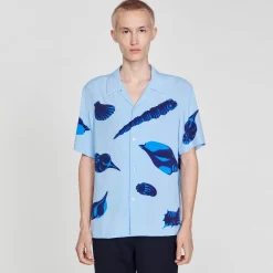 Sandro Paris Camisas<Camisa Con Estampado De Moluscos