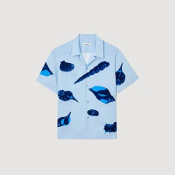 Sandro Paris Camisas<Camisa Con Estampado De Moluscos