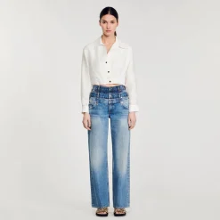 Sandro Paris Tops & Camisas<Camisa Corta