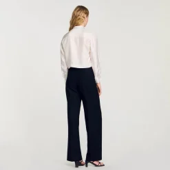 Sandro Paris Tops & Camisas<Camisa Corta De Seda