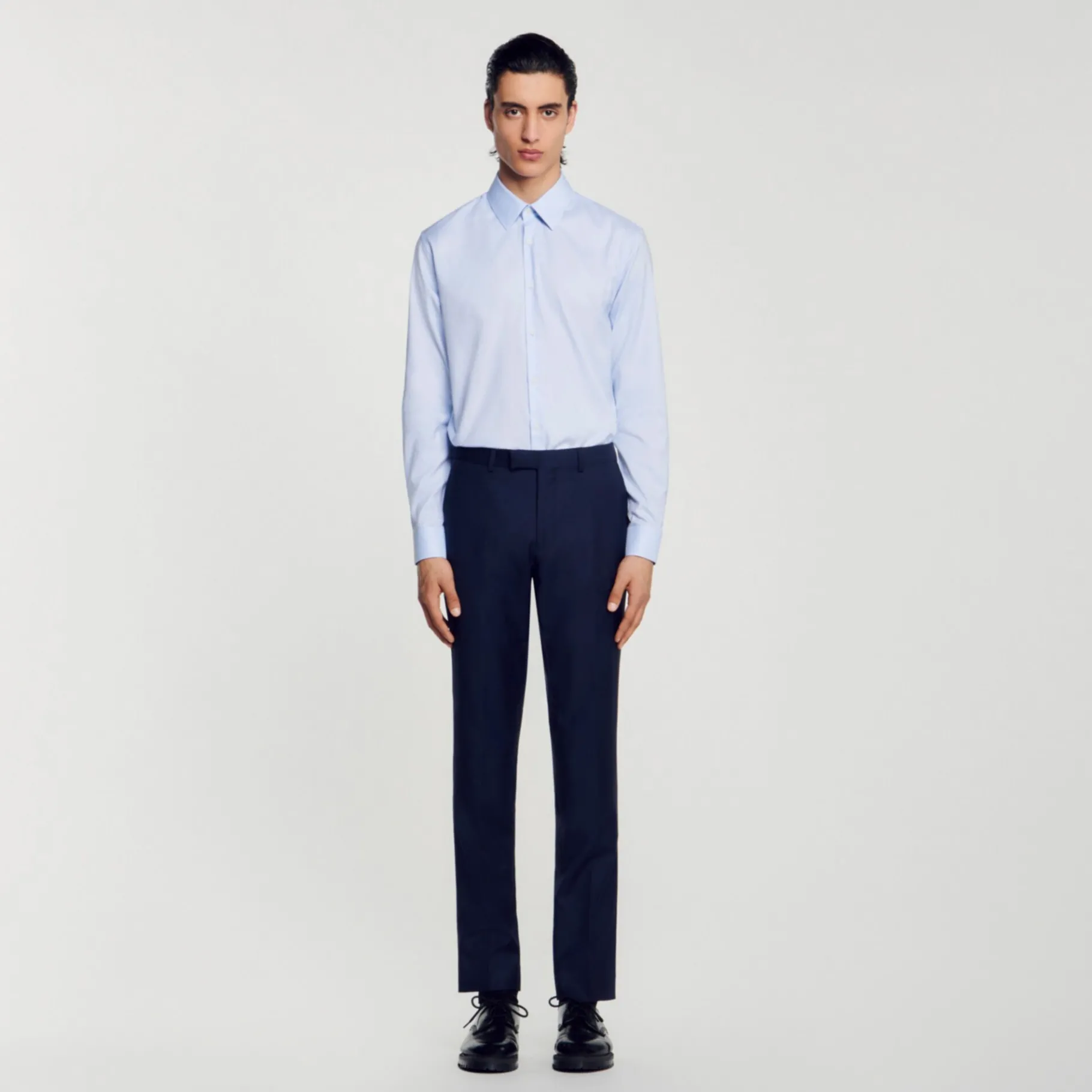 Sandro Paris Camisas<Camisa De Algodon De Corte Clasico