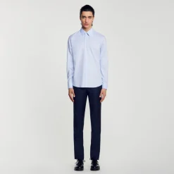 Sandro Paris Camisas<Camisa De Algodon De Corte Clasico