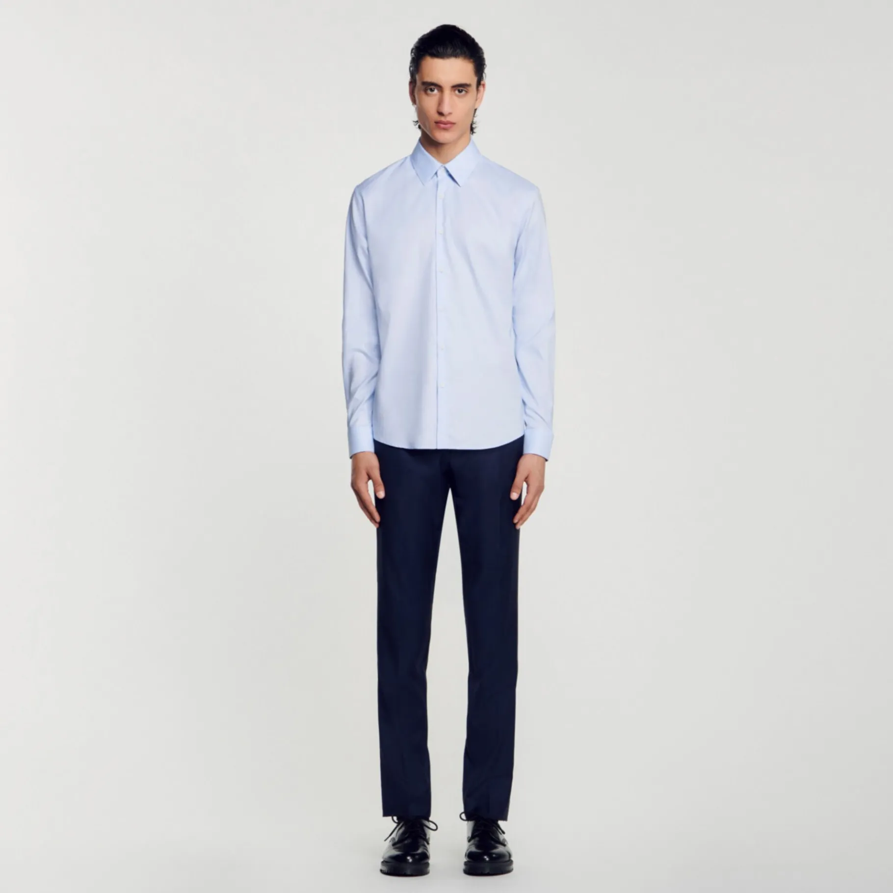 Sandro Paris Camisas<Camisa De Algodon De Corte Clasico
