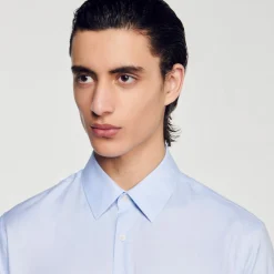 Sandro Paris Camisas<Camisa De Algodon De Corte Clasico