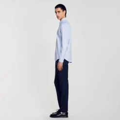 Sandro Paris Camisas<Camisa De Algodon De Corte Clasico