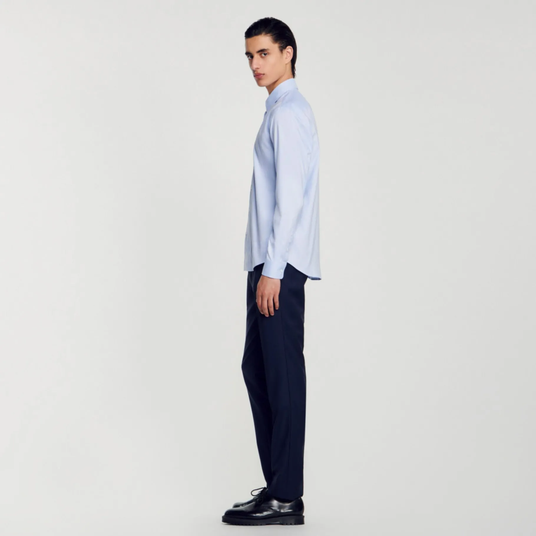 Sandro Paris Camisas<Camisa De Algodon De Corte Clasico