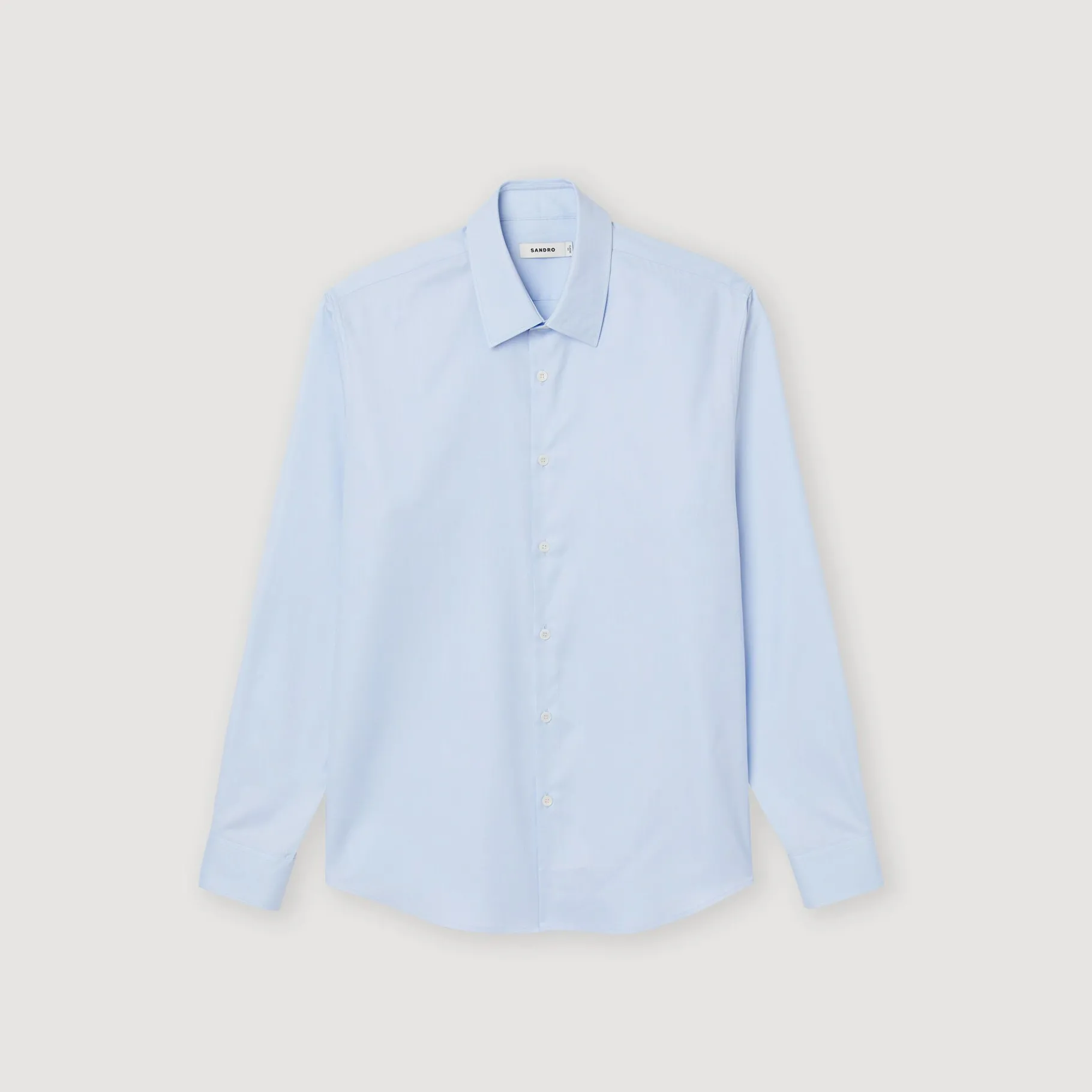 Sandro Paris Camisas<Camisa De Algodon De Corte Clasico