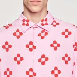 Sandro Paris Camisas<Camisa De Manga Corta Cross Flower