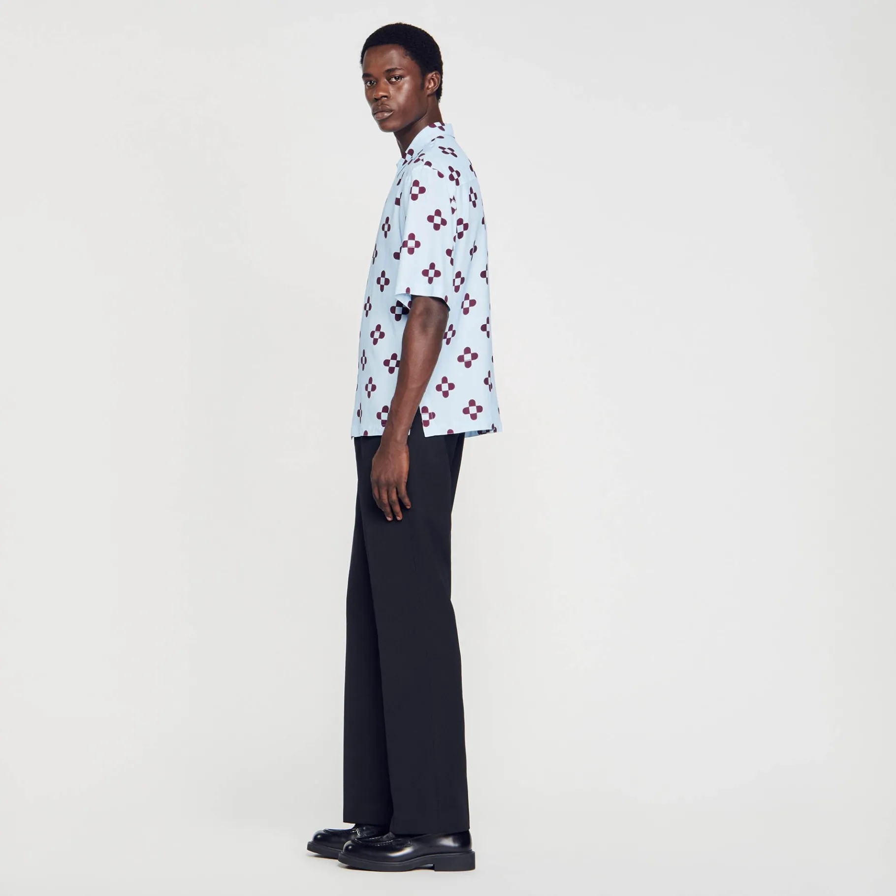 Sandro Paris Camisas<Camisa De Manga Corta Cross Flower