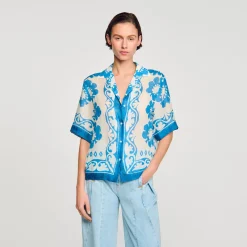 Sandro Paris Tops & Camisas<Camisa Estampada
