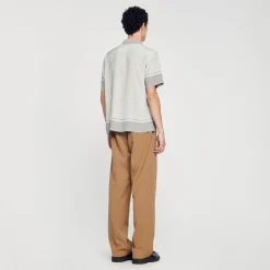 Sandro Paris Camisas<Camisa Estampada De Manga Corta