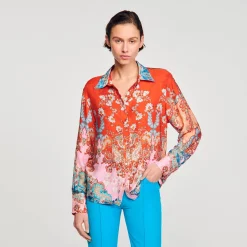 Sandro Paris Tops & Camisas<Camisa Estampada