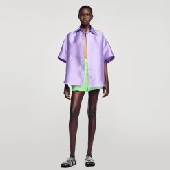 Sandro Paris Conjuntos<Camisa Oversize Satinada