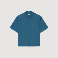 Sandro Paris Camisas<Camisa Sobredimensionada De Jacquard