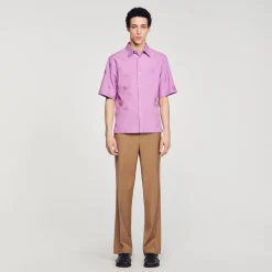 Sandro Paris Camisas<Camisa Sobredimensionada De Jacquard