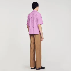 Sandro Paris Camisas<Camisa Sobredimensionada De Jacquard