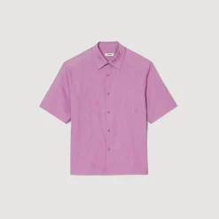 Sandro Paris Camisas<Camisa Sobredimensionada De Jacquard