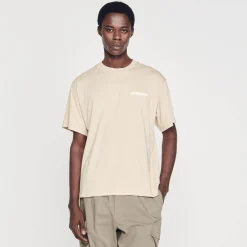 Sandro Paris Camisetas & Polos<Camiseta De Algodon