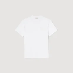 Sandro Paris Camisetas & Polos<Camiseta De Algodon Con Flor