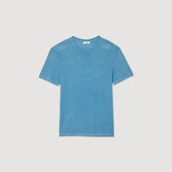 Sandro Paris Camisetas & Polos<Camiseta De Lino Certificado