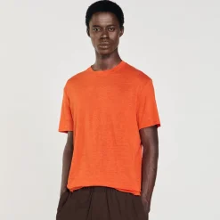 Sandro Paris Camisetas & Polos<Camiseta De Lino Certificado